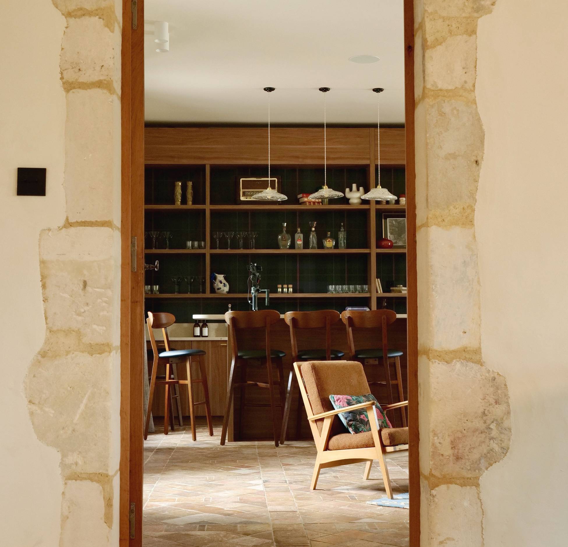 entrée maison de campagne France