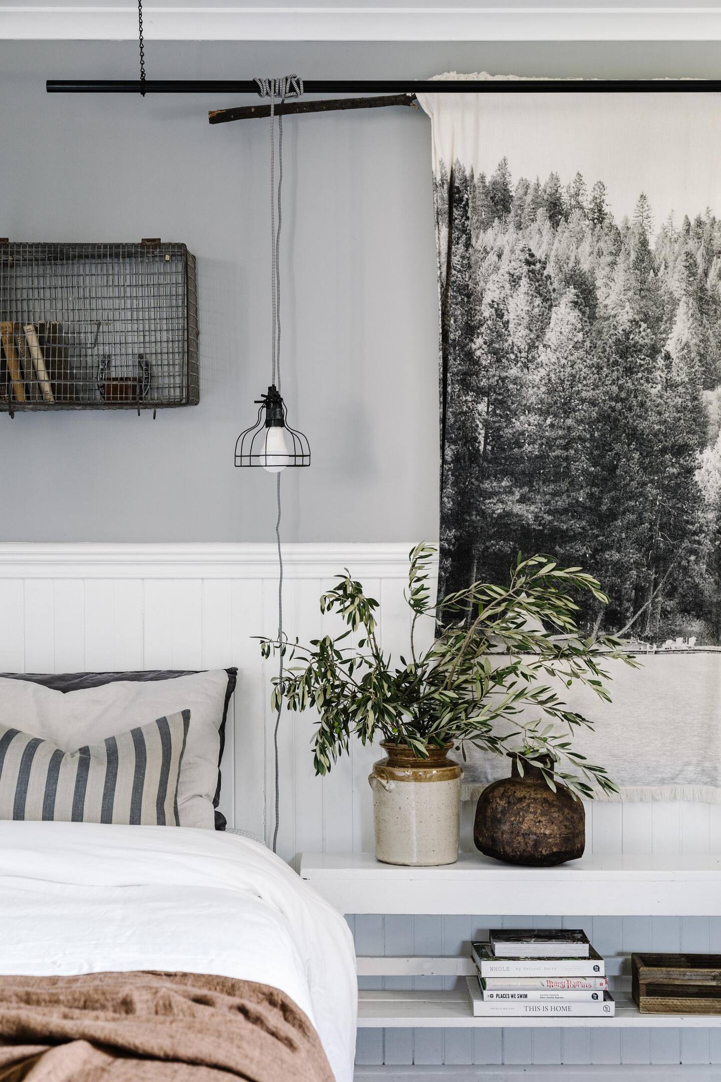 chambre décoration rustique chic