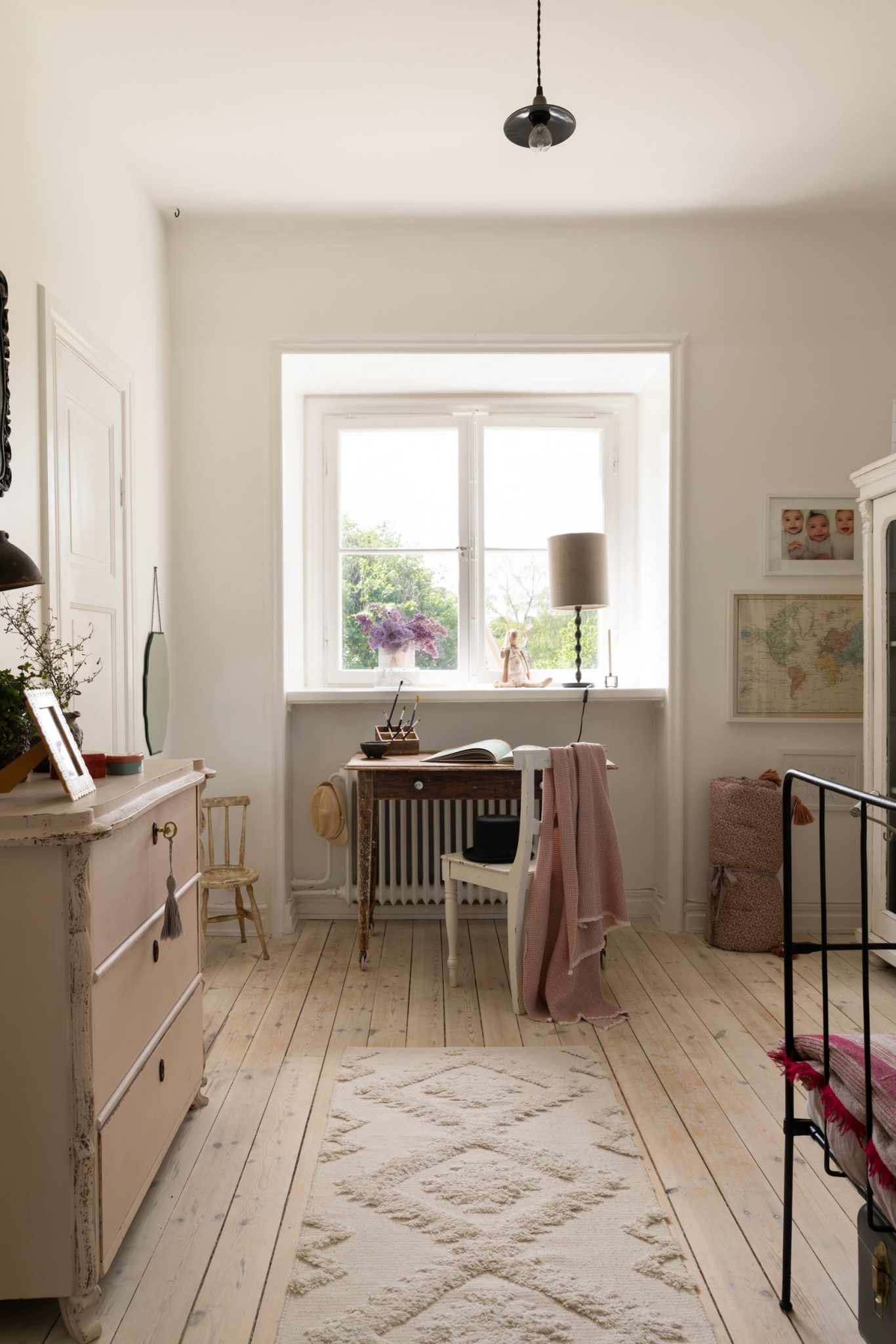 chambre enfant décoration naturelle néo rustique