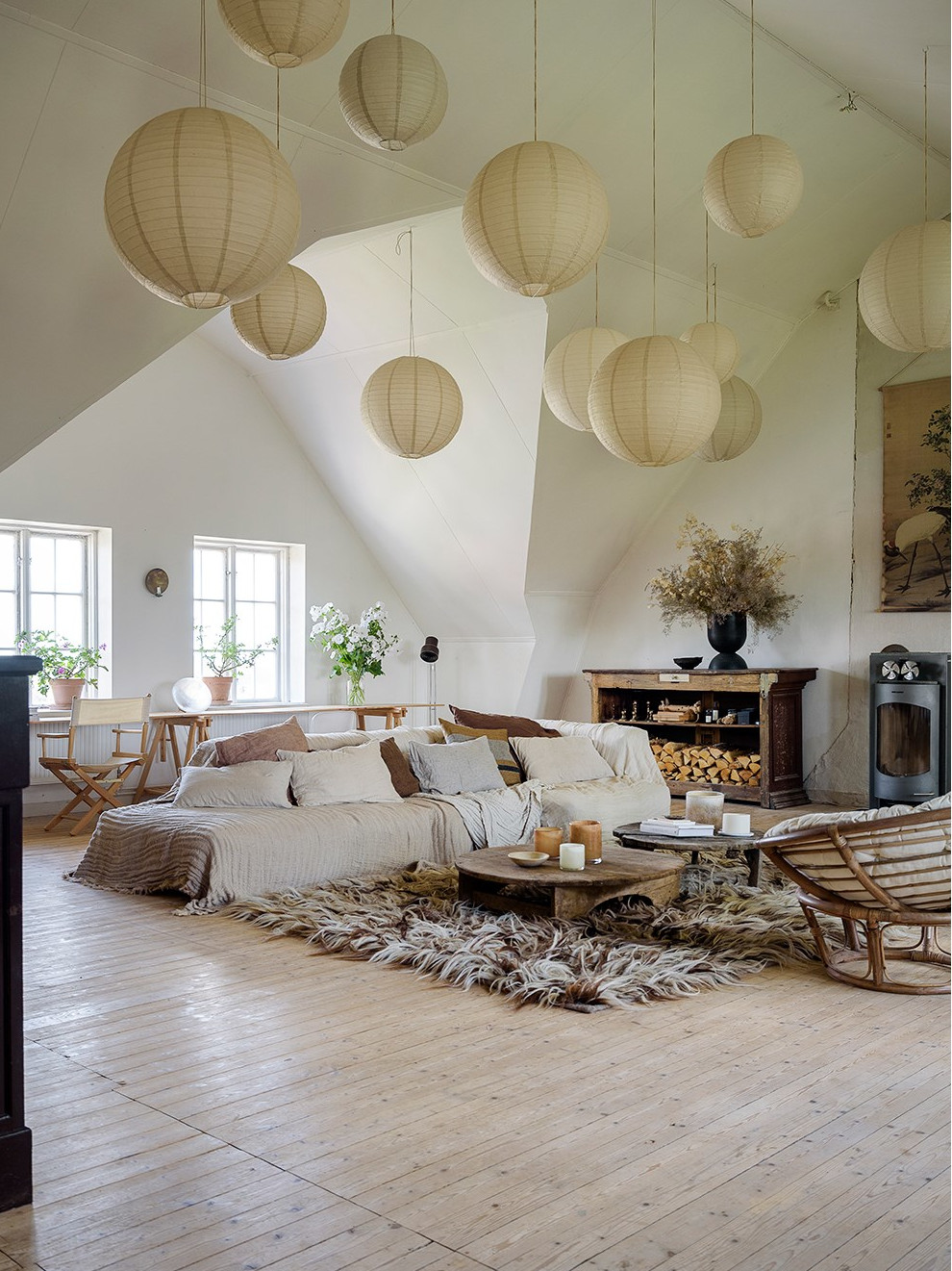 salon décoration scandinave