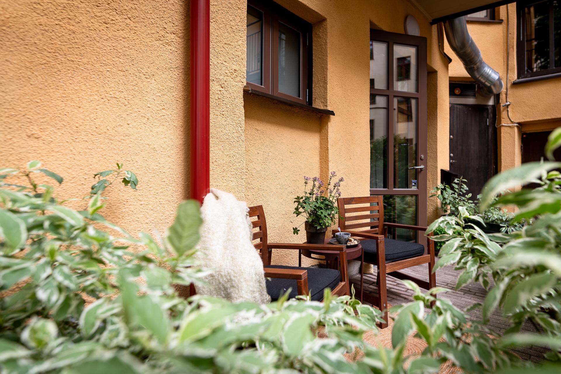 appartement avec patio sur cour
