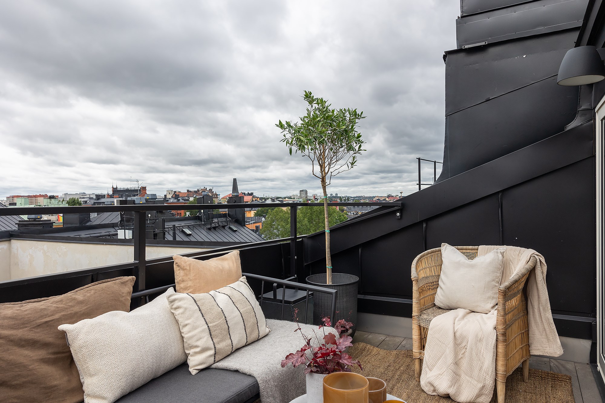 terrasse appartement décoration scandinave