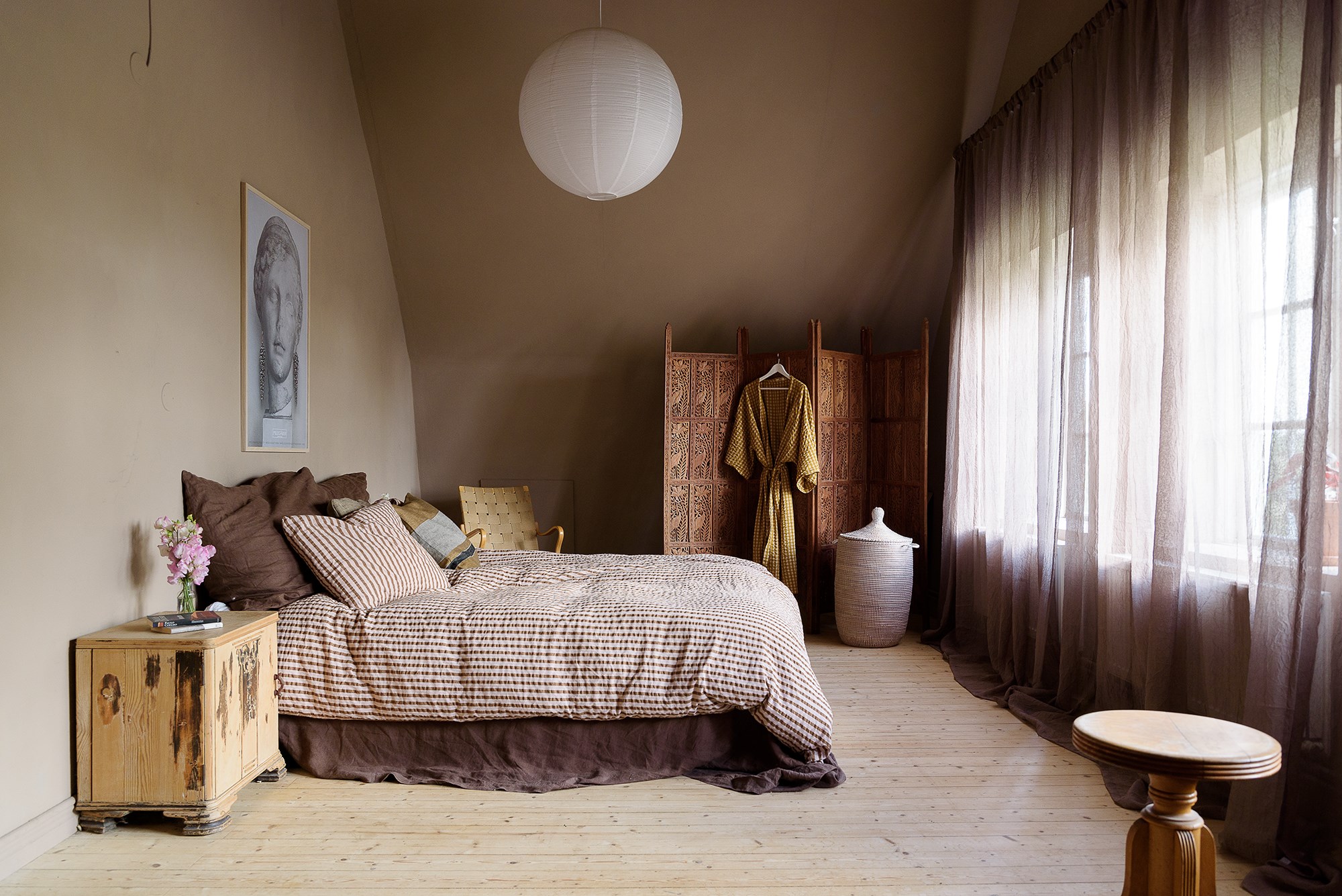 chambre mansardée décoration scandinave