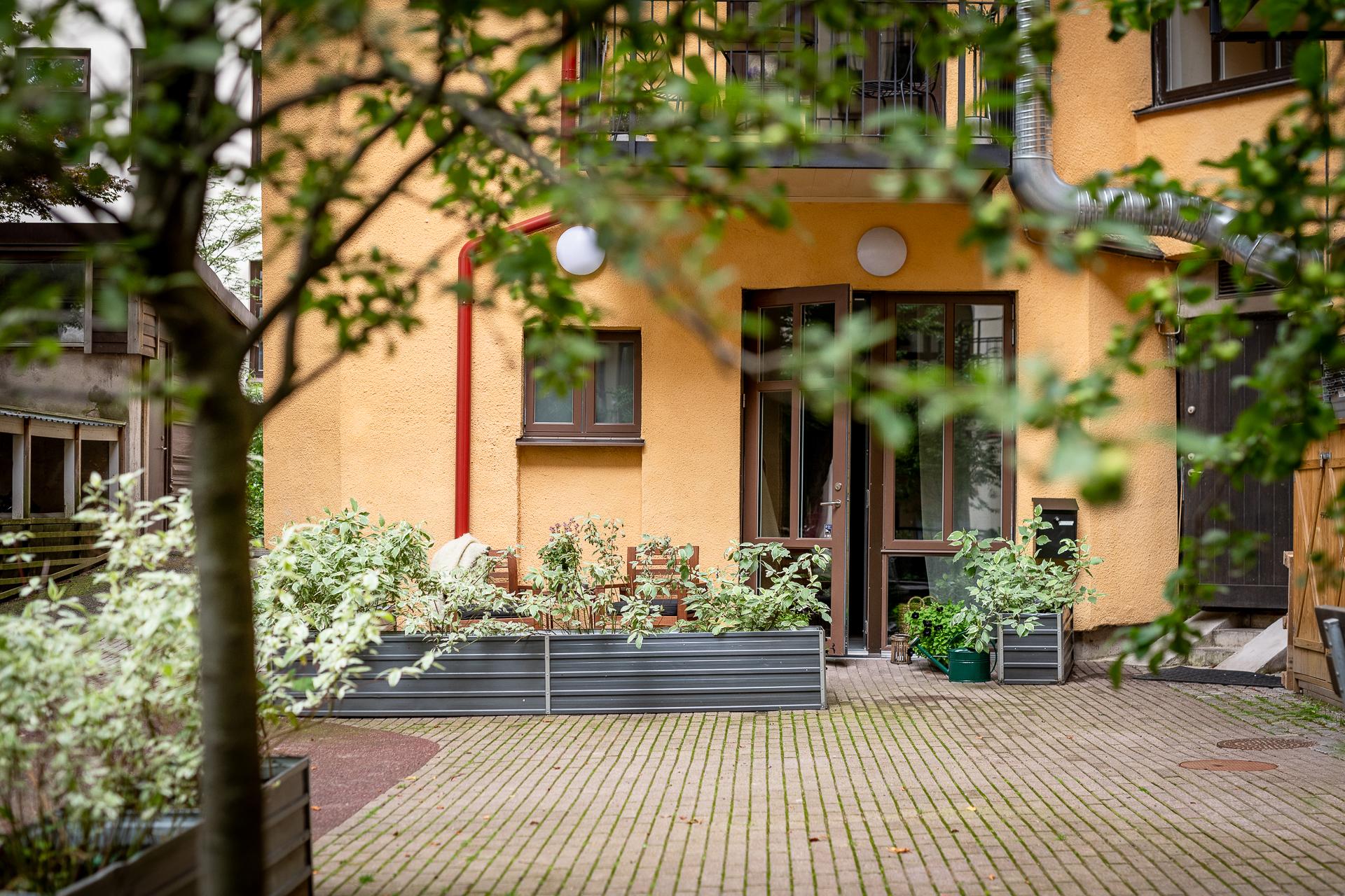 appartement avec patio sur cour