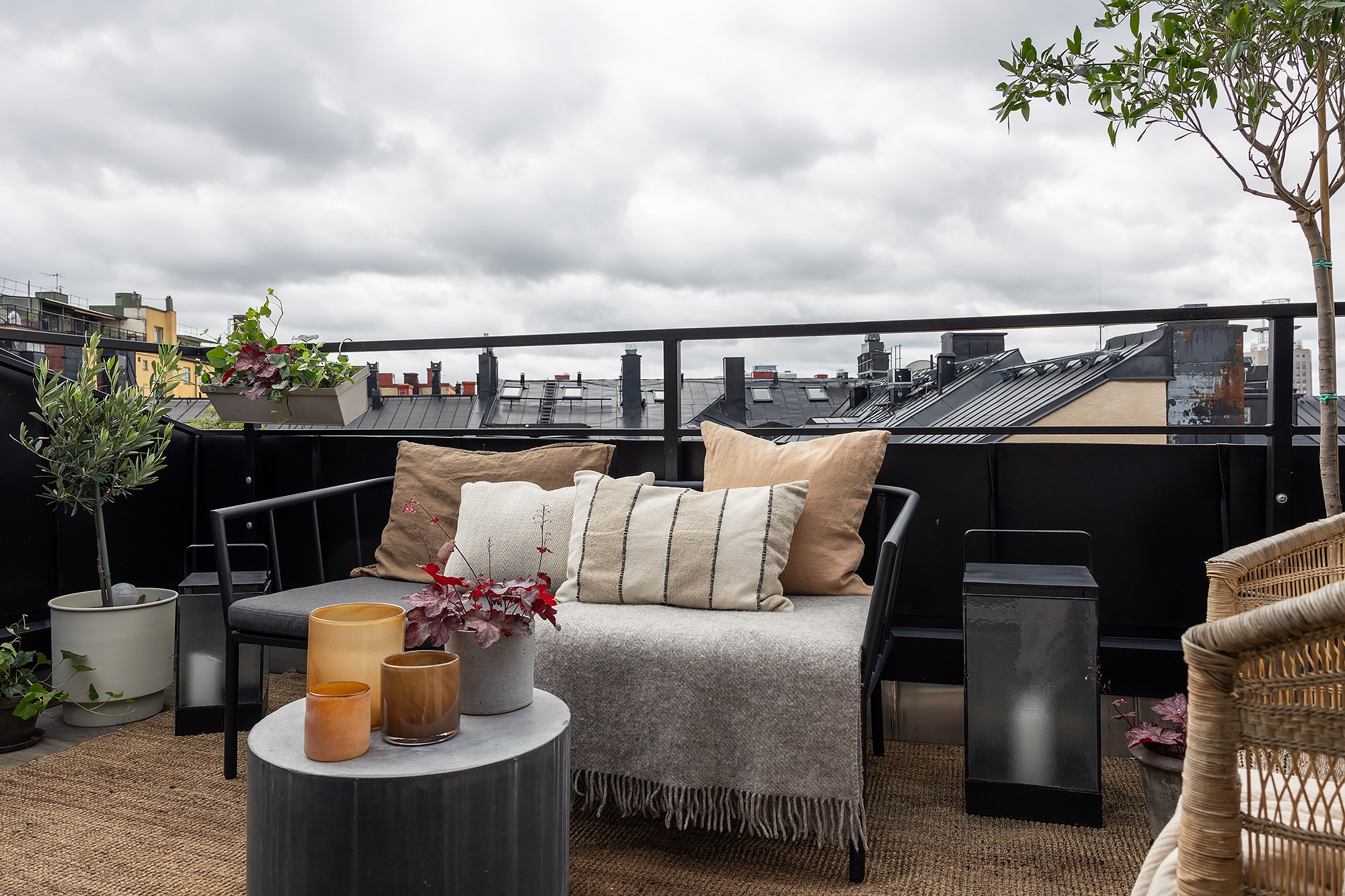 terrasse appartement décoration scandinave