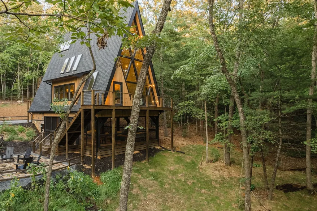 maison A-Frame en bois maison A-Frame en bois