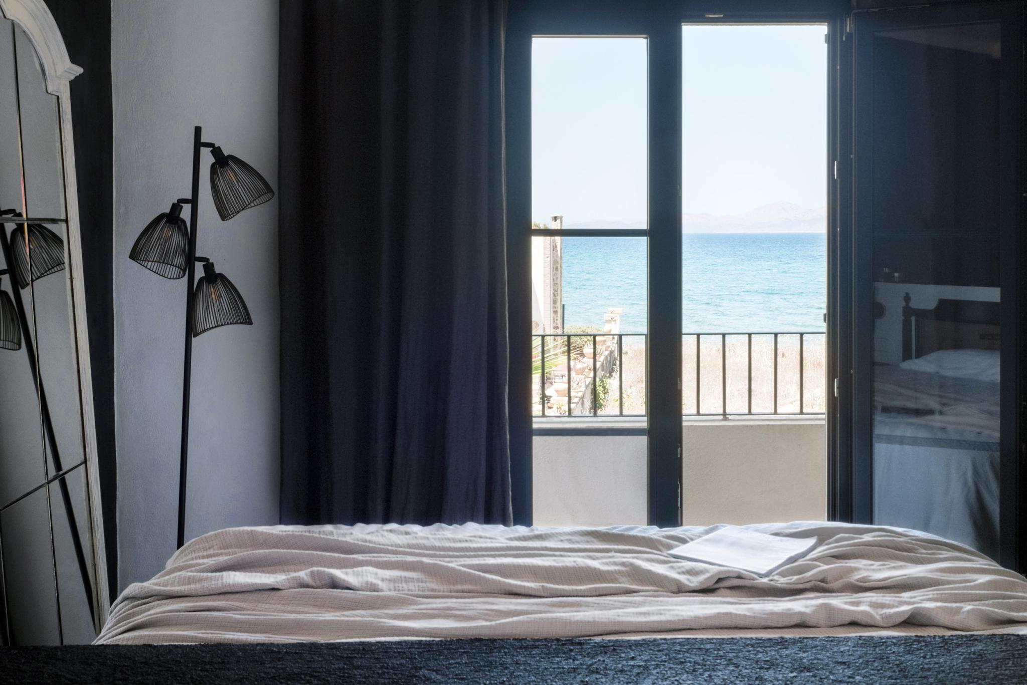 chambre avec vue maison de plage