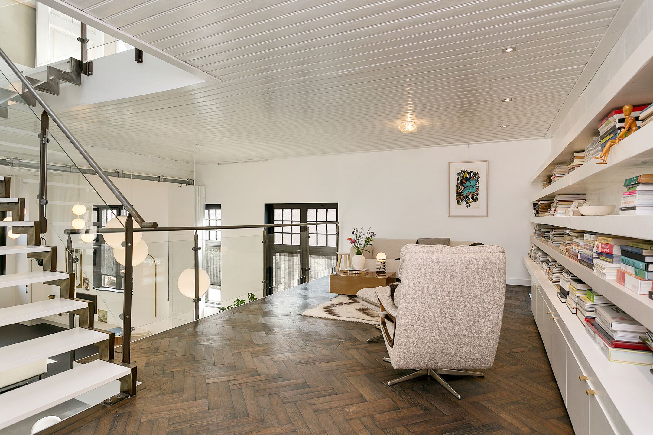 mezzanine décoration contemporaine beige