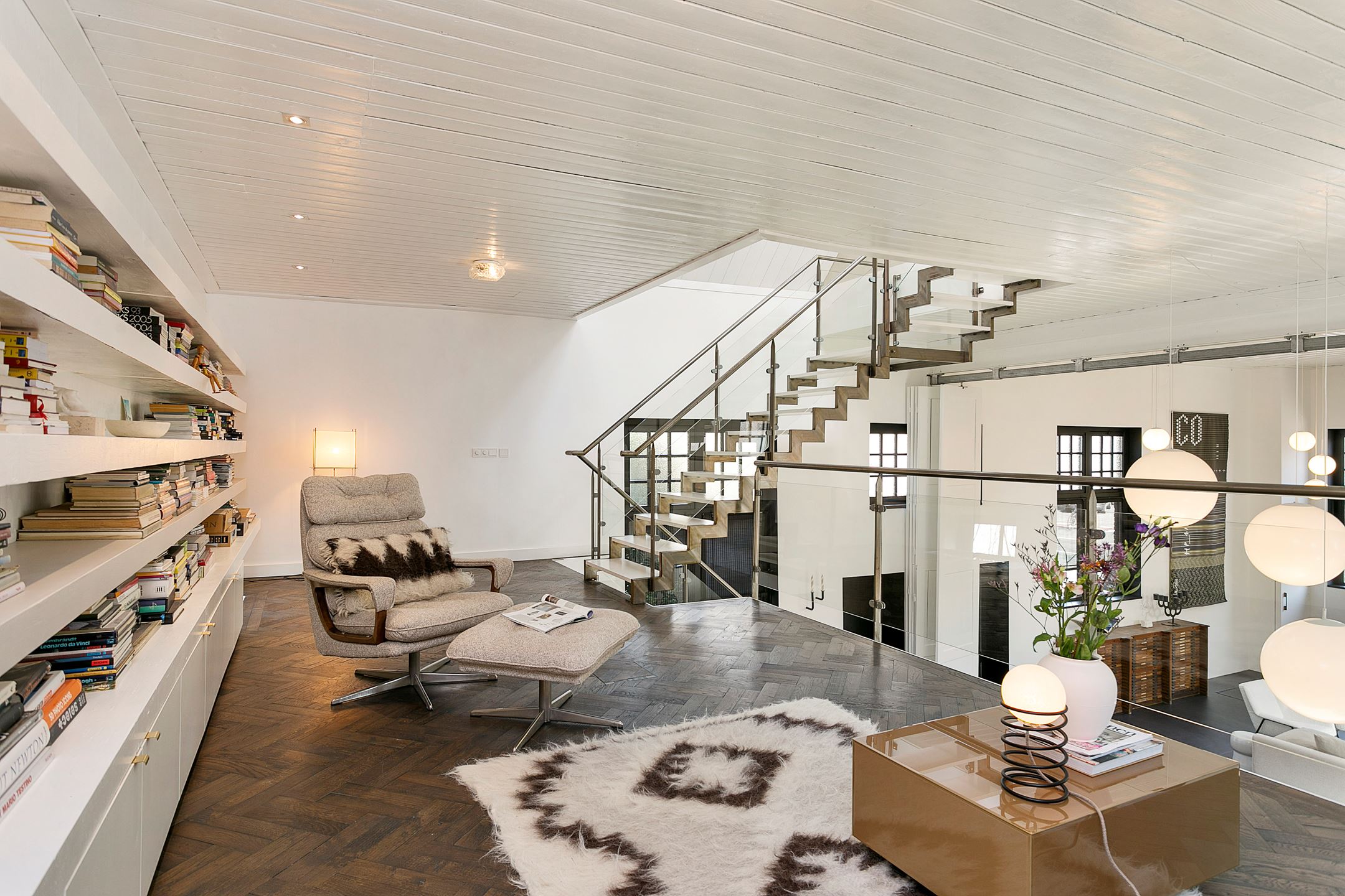mezzanine décoration contemporaine beige