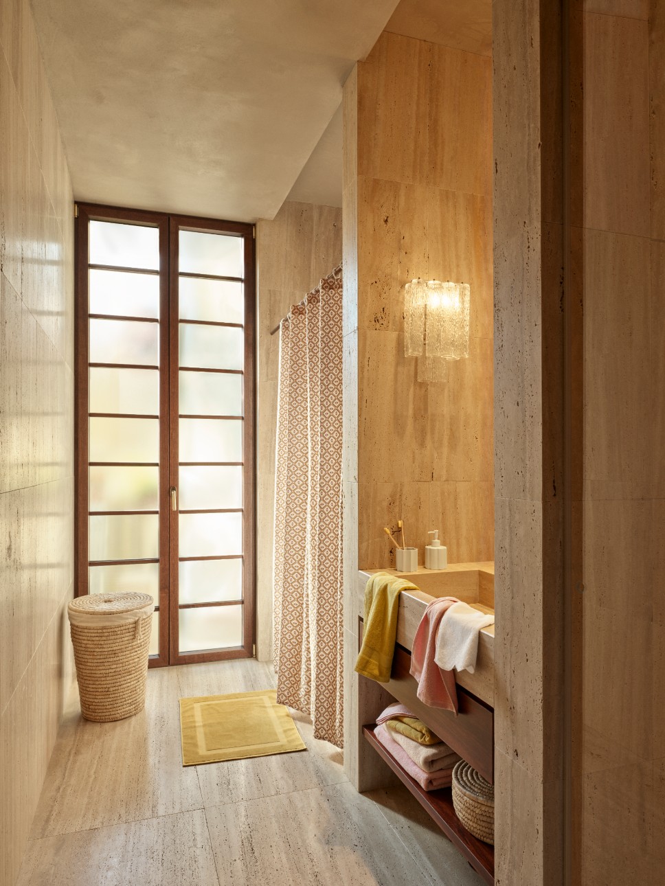 salle de bain travertin salle de bain travertin