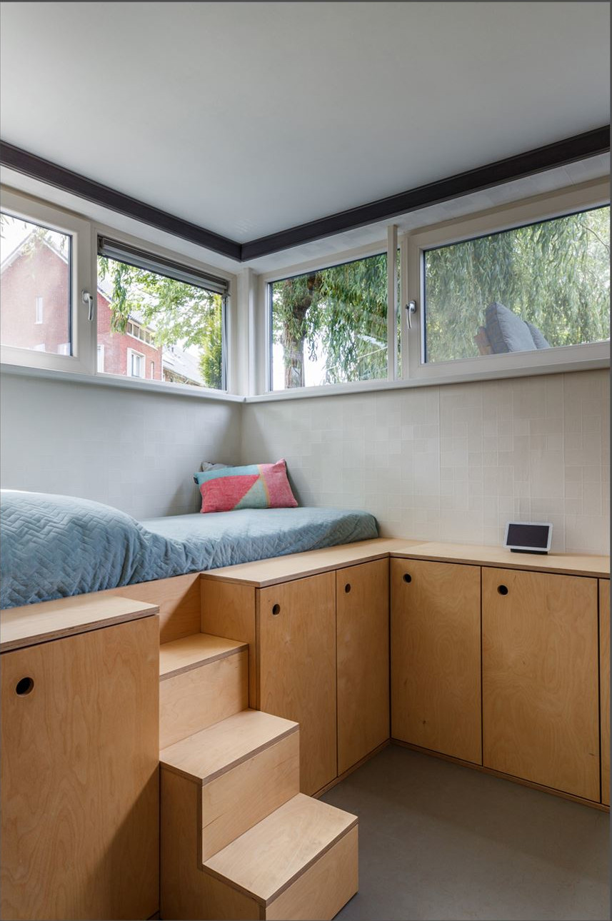chambre avec podium décoration design