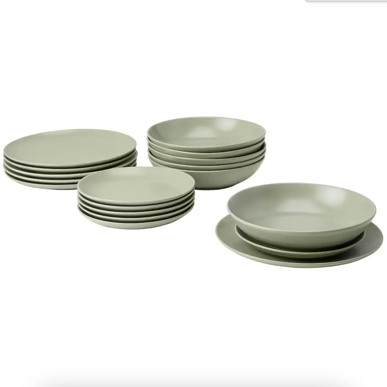 vaisselle grès vert catalogue IKEA 2023