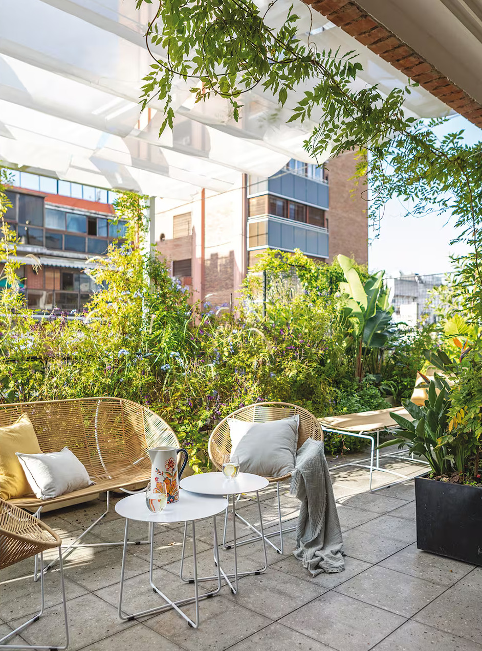 terrasse appartement décoration contemporaine