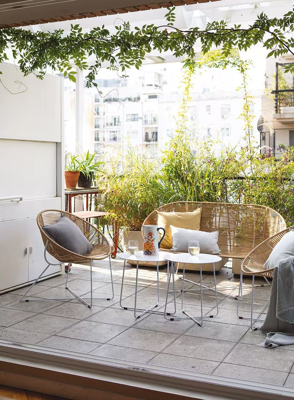 terrasse appartement décoration contemporaine