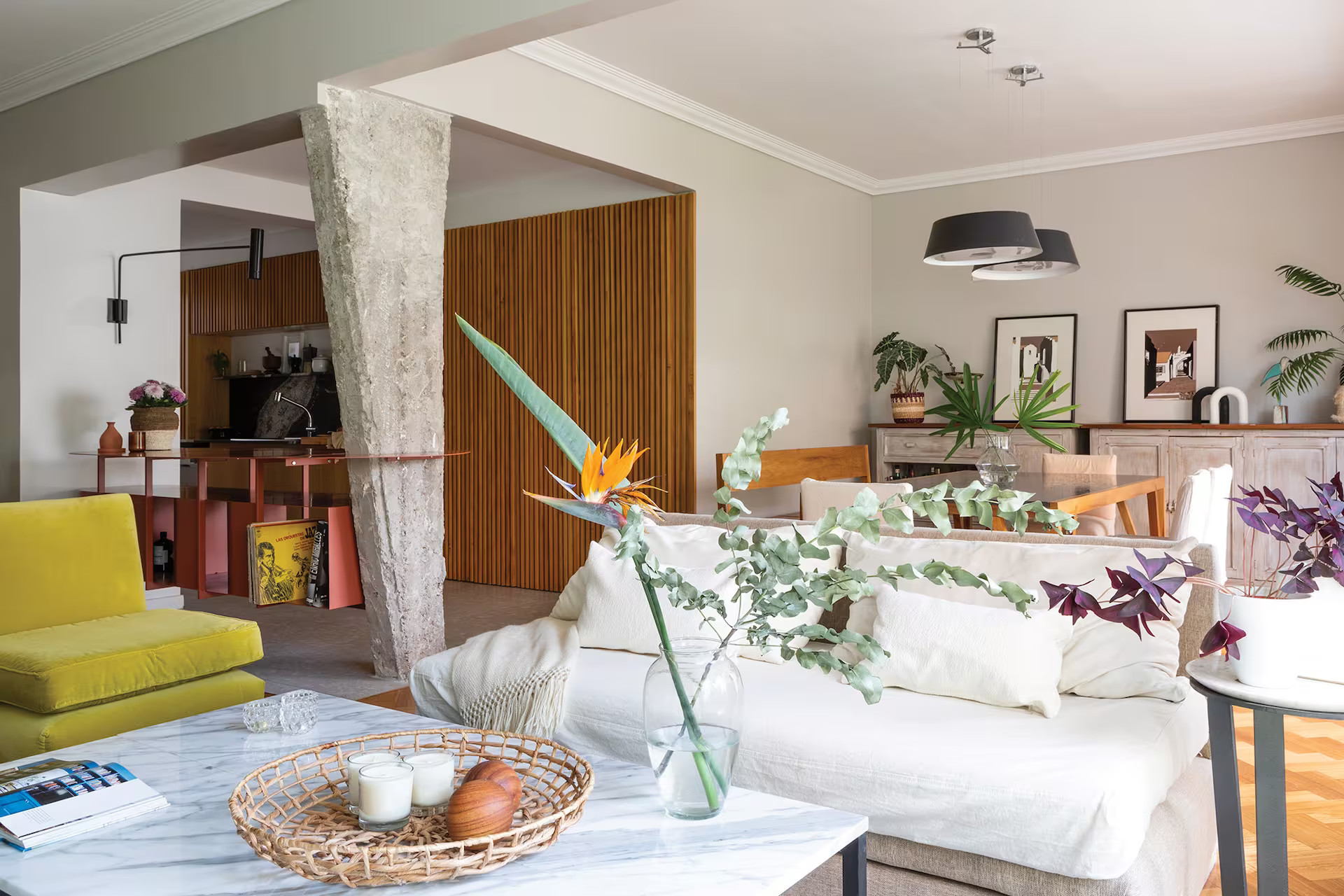 salon décoration contemporaine