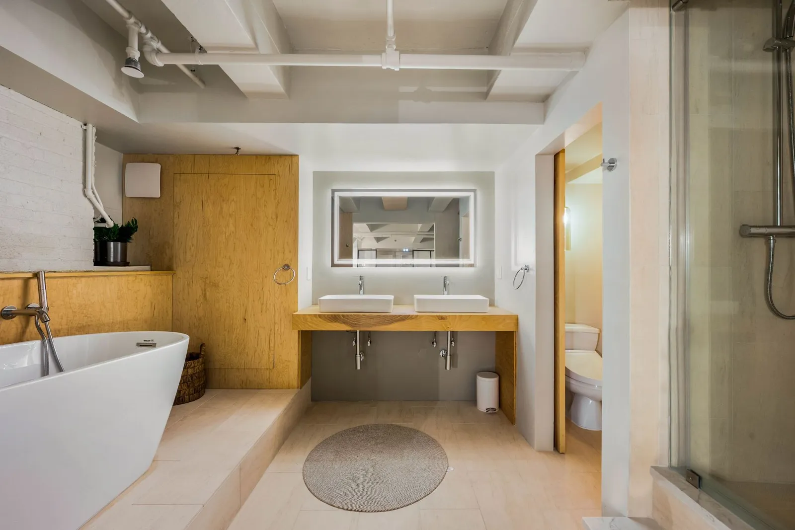 salle de bain blanche et bois salle de bain blanche et bois