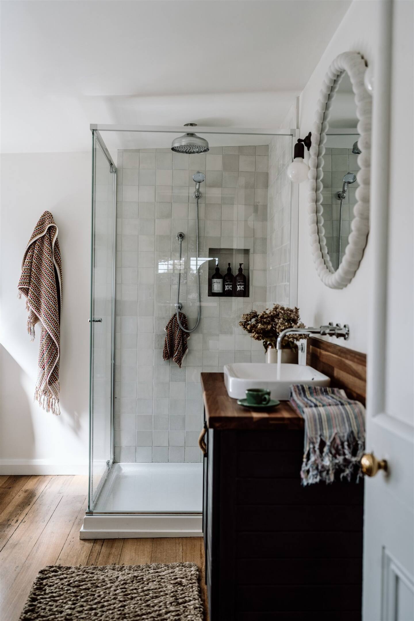 salle de bain avec zelliges décoration rustique chic salle de bain avec zelliges décoration rustique chic