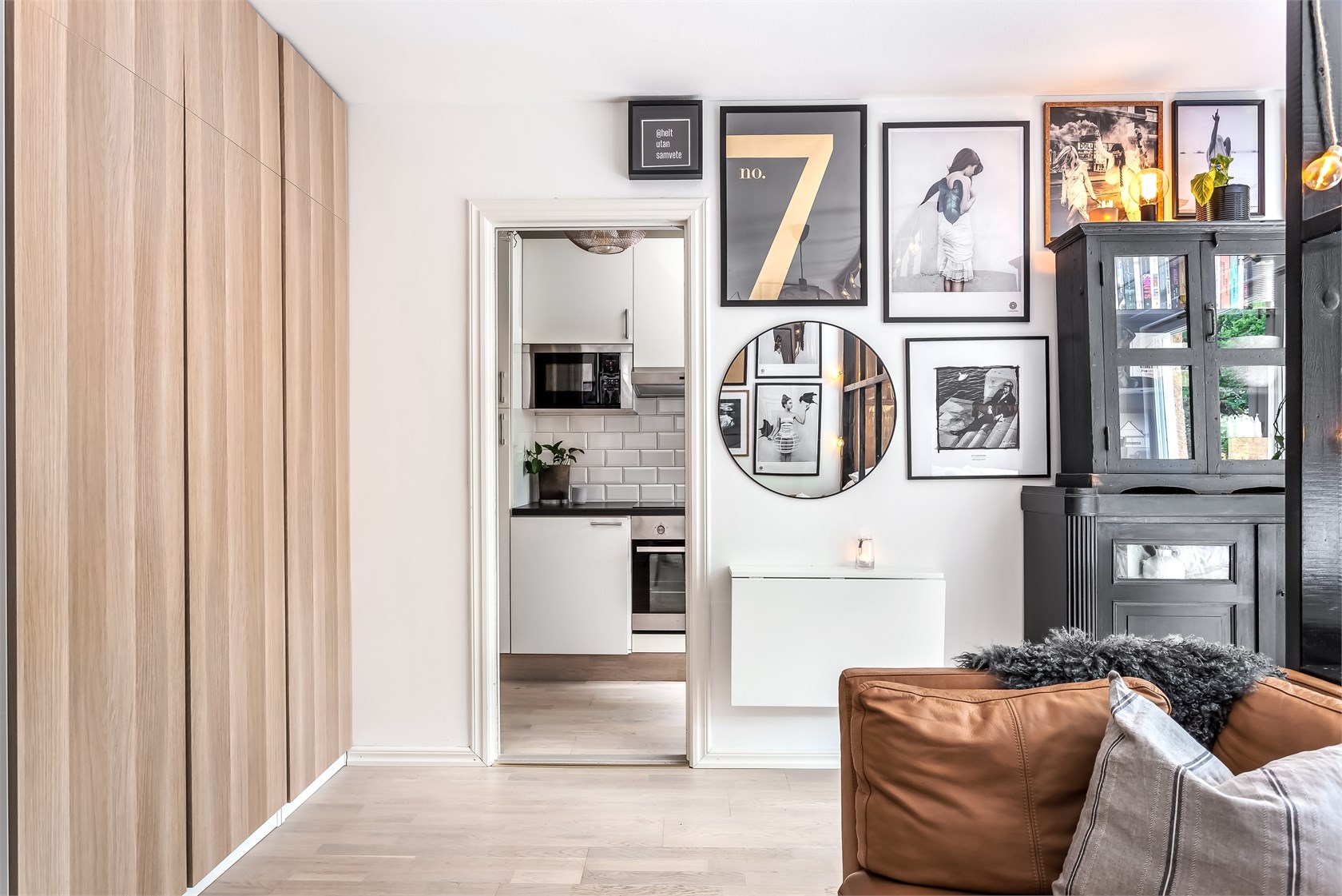 salon studio 29m2 décoration mini loft