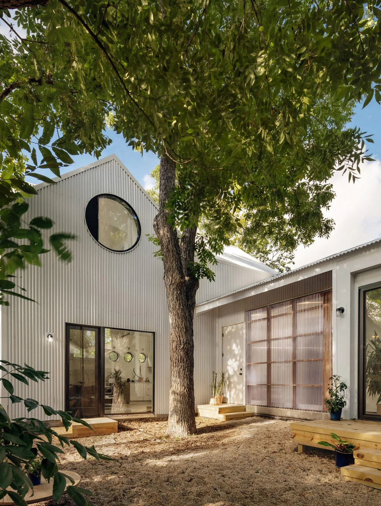 maison d maison d'architecte façade métal