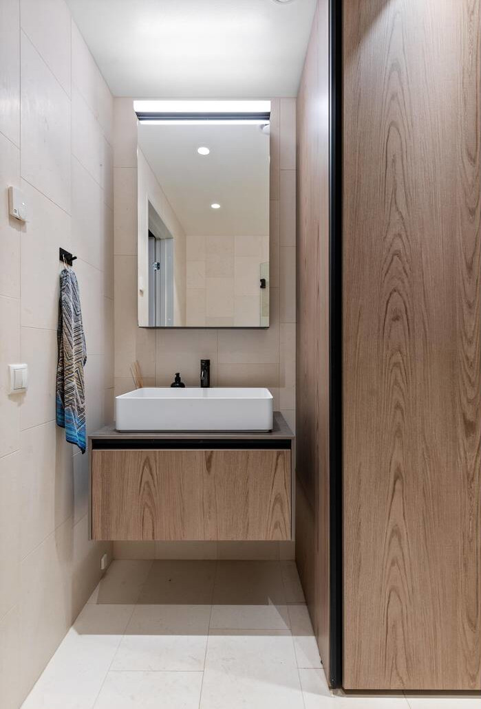 salle de bain studio 32m2 décoration design
