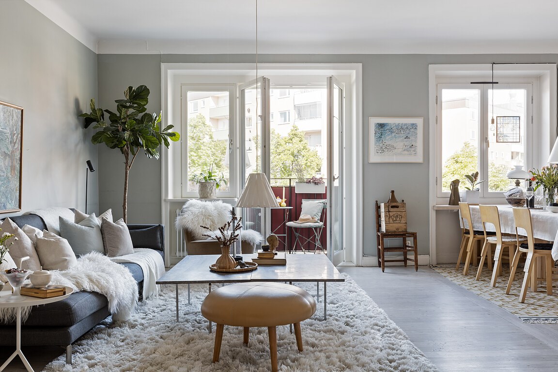 salon décoration scandinave