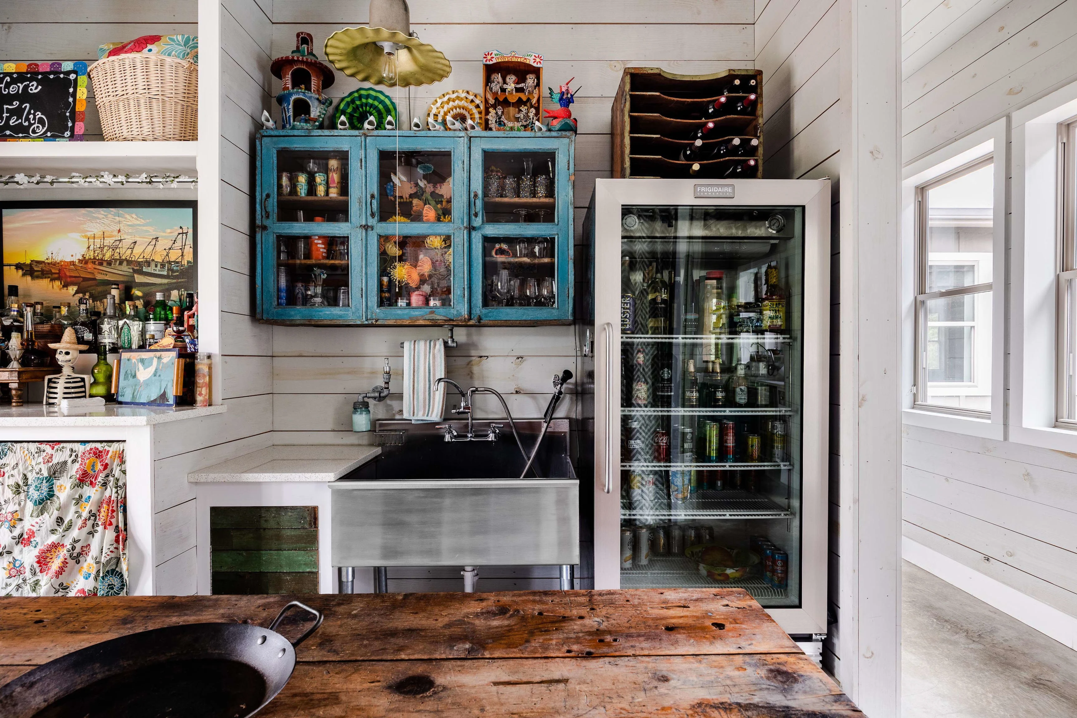 arrière cuisine décoration vintage