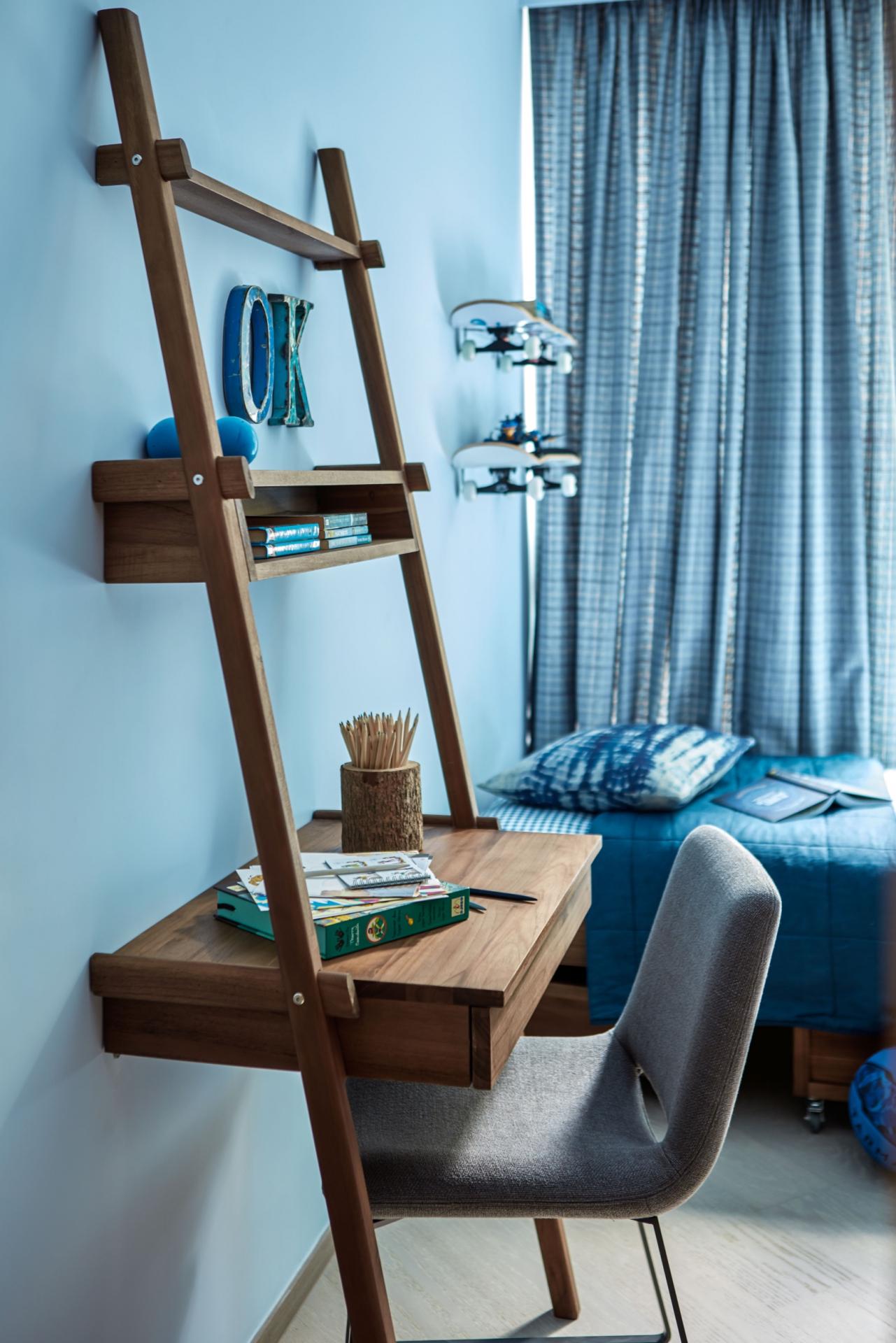 chambre bleue