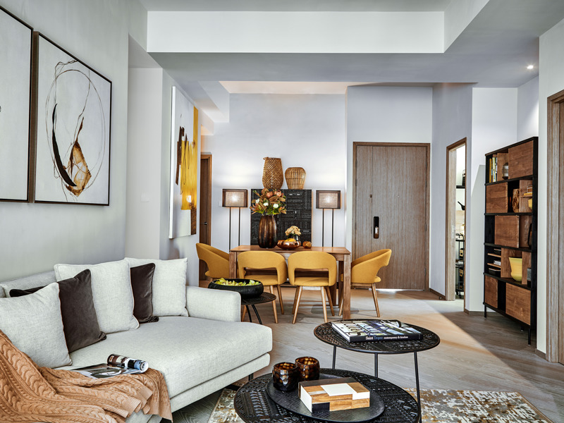 salon décoration contemporaine