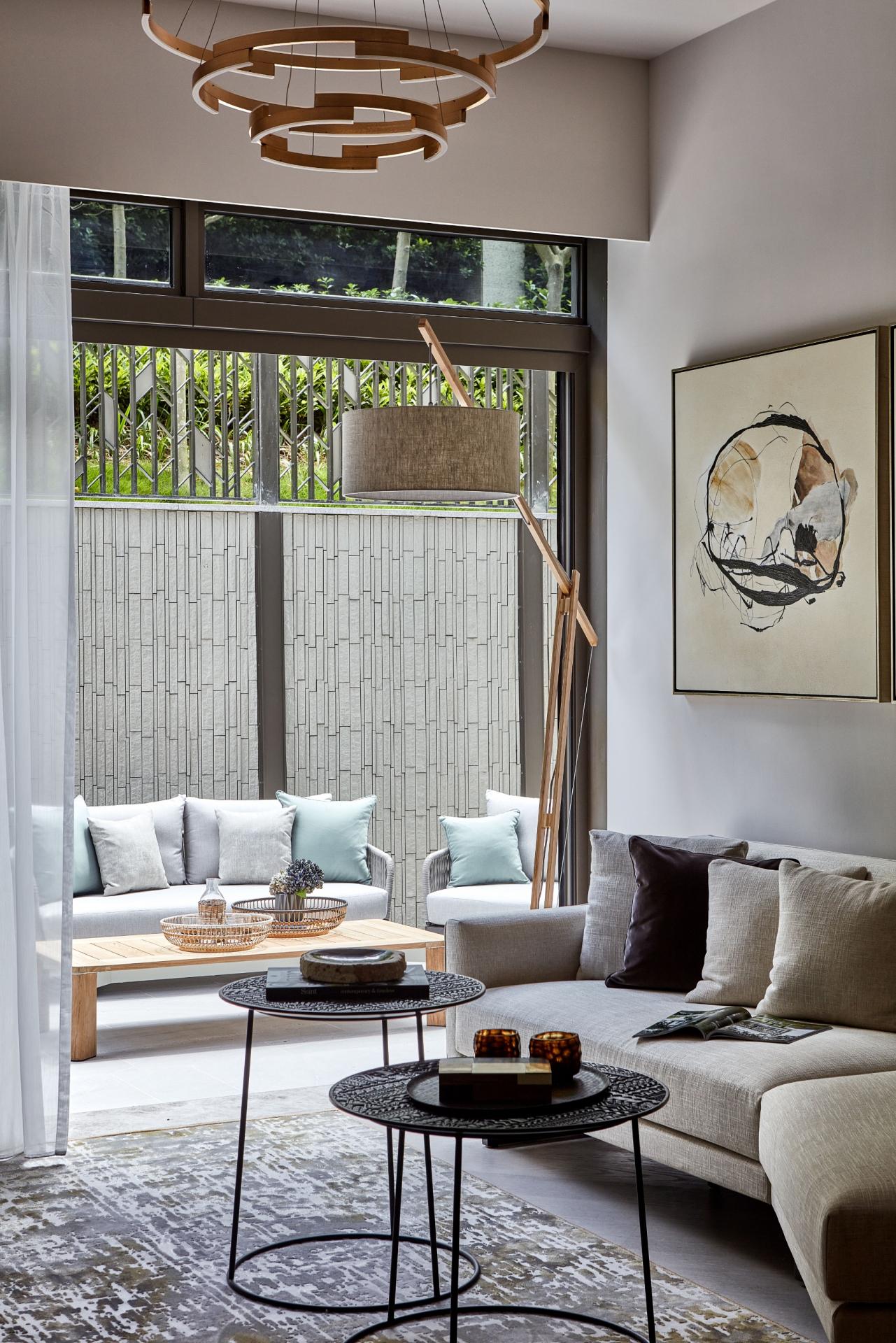 salon décoration contemporaine