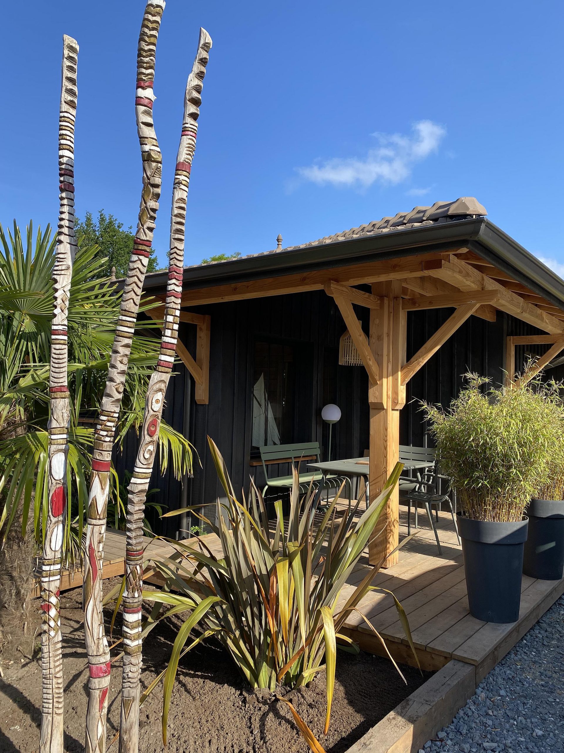 maison en bois avec piscine Villa Canau maison en bois avec piscine Villa Canau