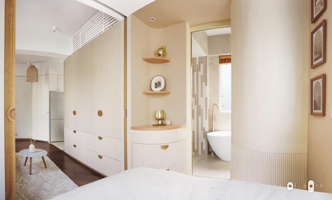 chambre décoration beige deux-pièces 27m2 chambre décoration beige deux-pièces 27m2