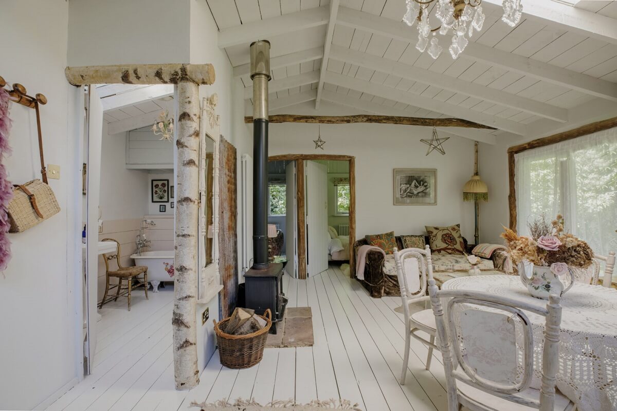 salon maison en bois décoration rustique chic salon maison en bois décoration rustique chic