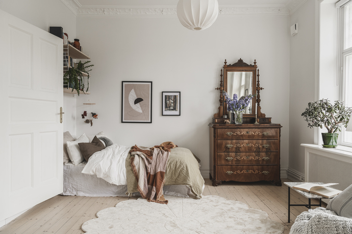 chambre décoration vintage