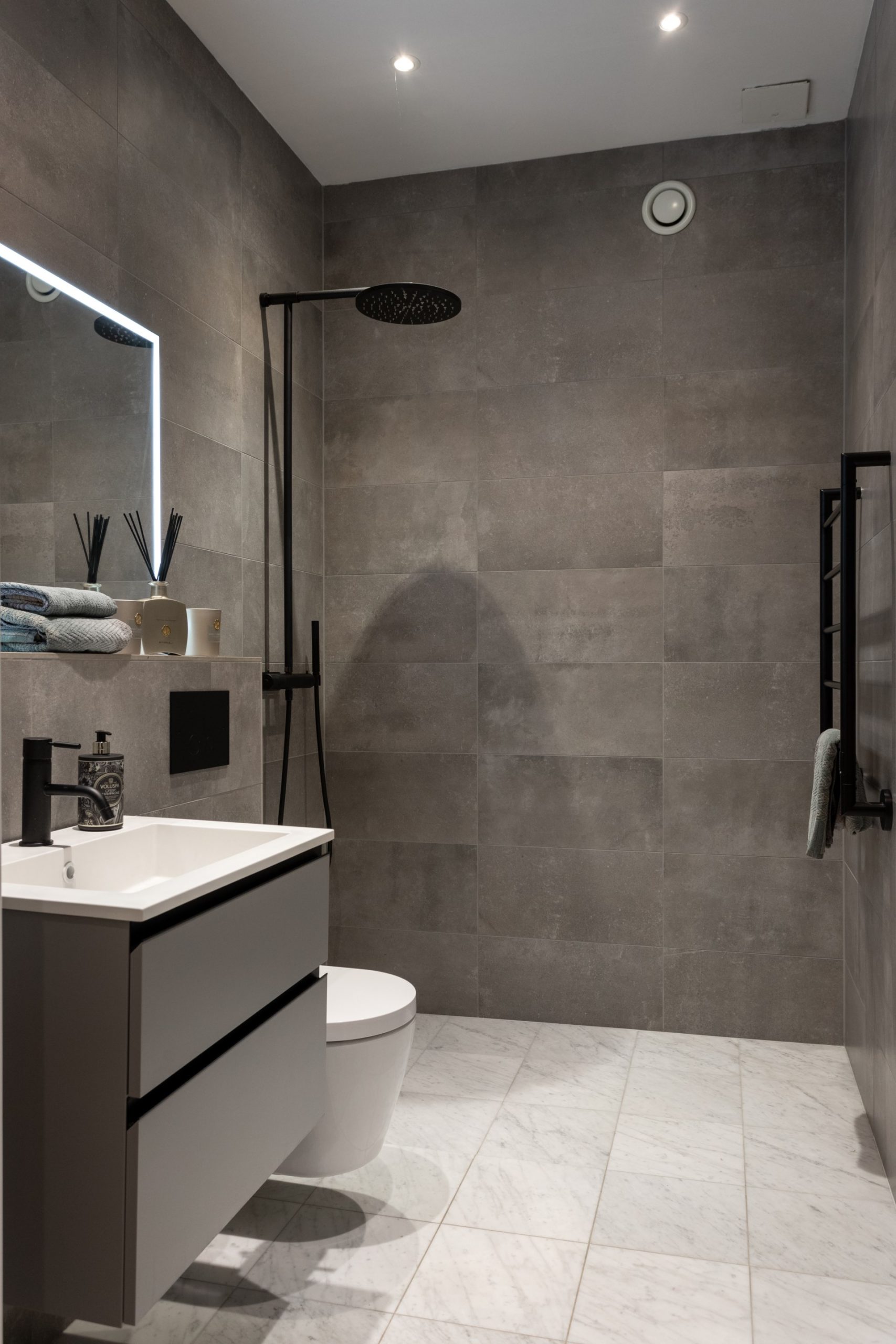 salle de bain design grise salle de bain design grise