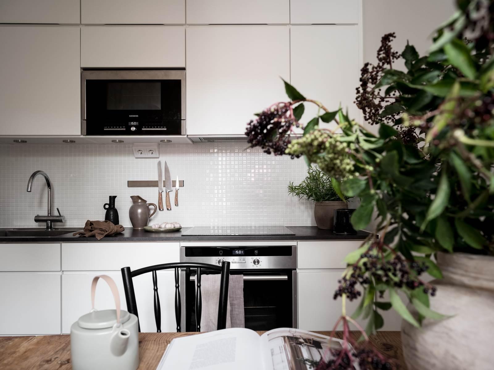 cuisine blanche décoration scandinave