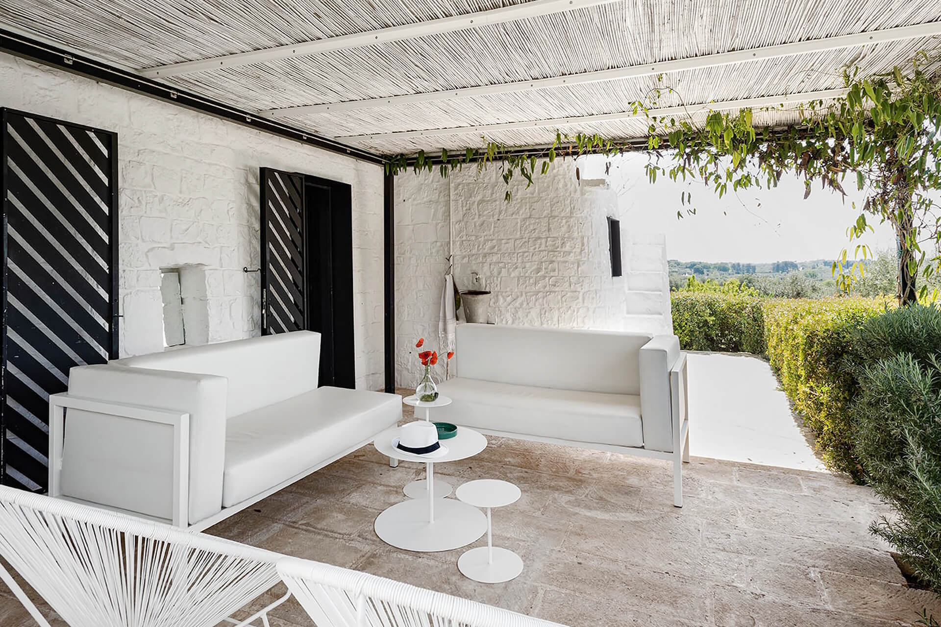 terrasse avec pergola Coco Trullo