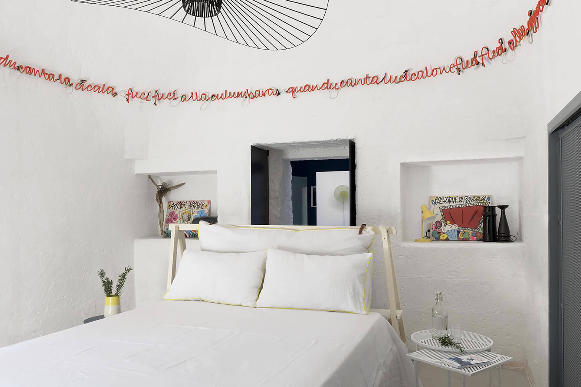 chambre blanche Coco Trullo