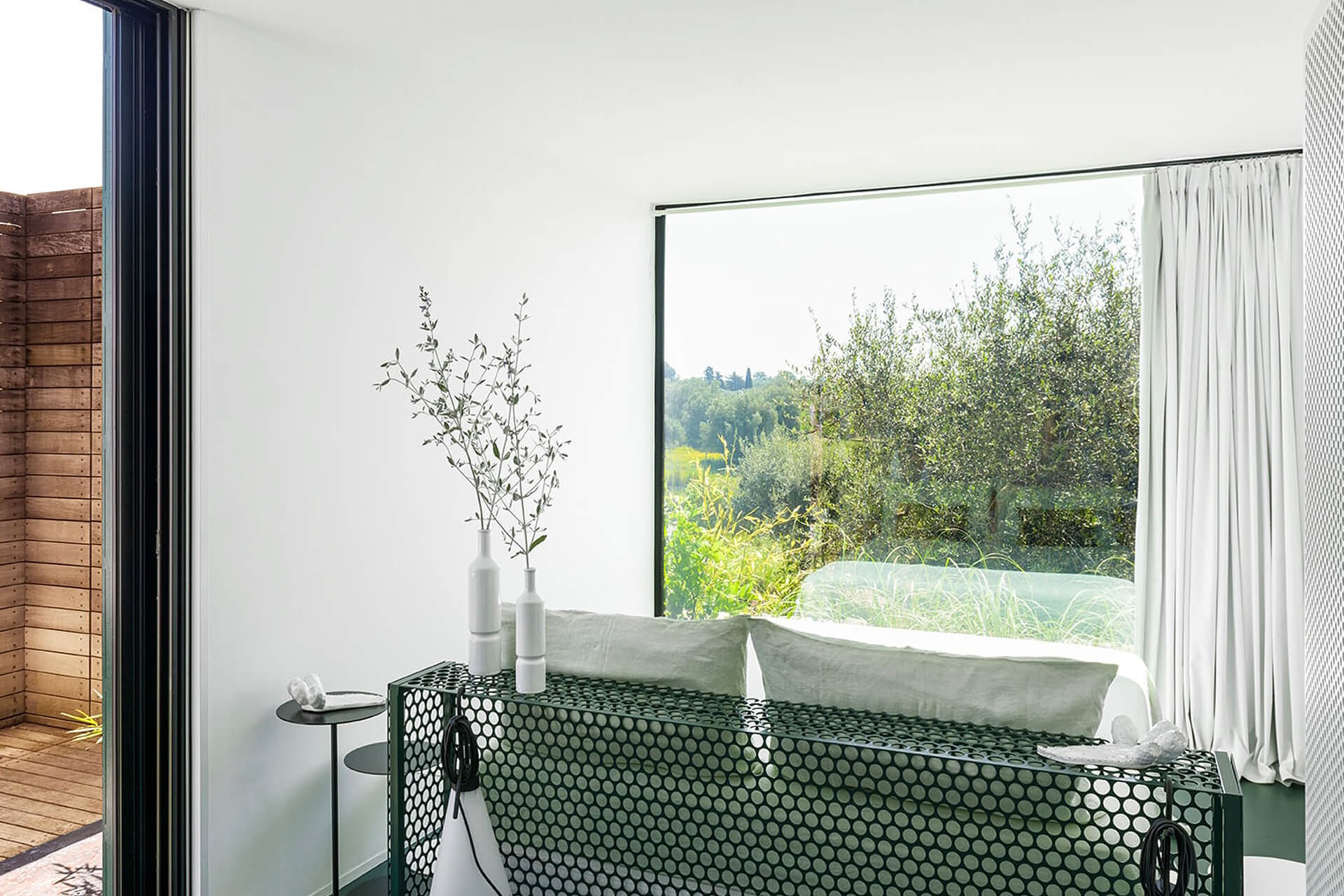 chambre avec picture window Coco Trullo