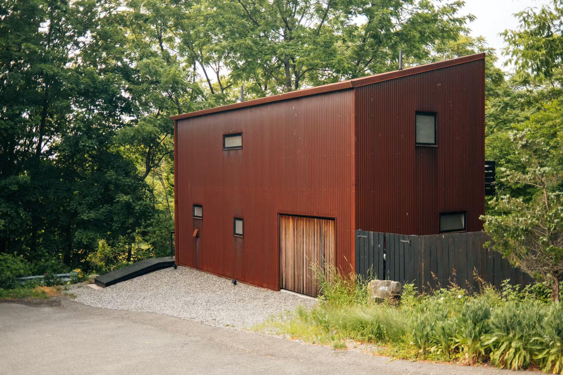 maison architecte en acier Corten maison architecte en acier Corten