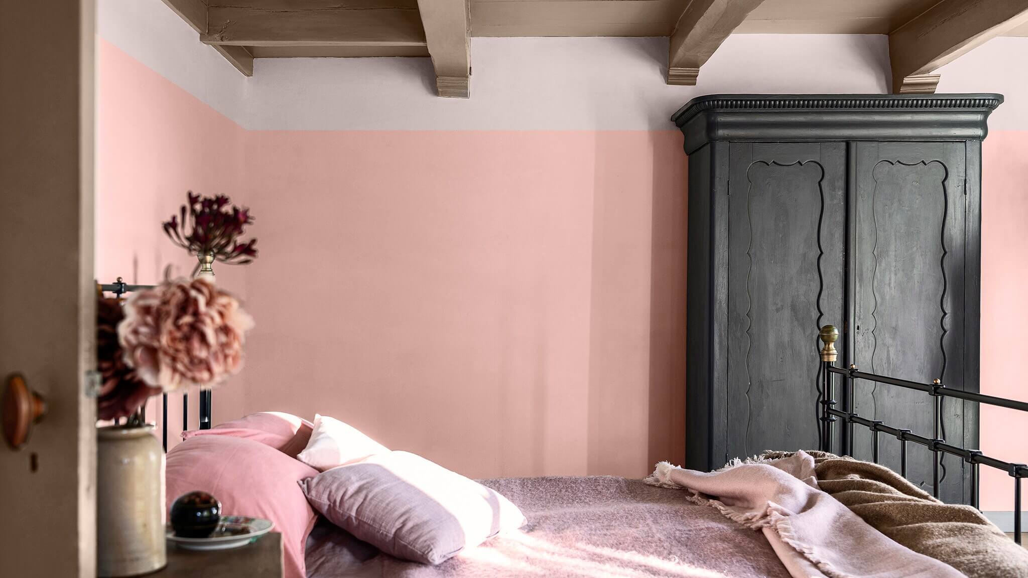 chambre décoration rose