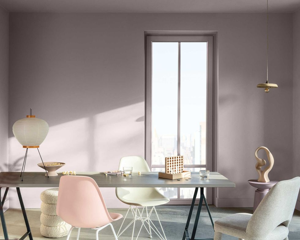 bureau Dulux couleur année 2024 Tendre Cocon