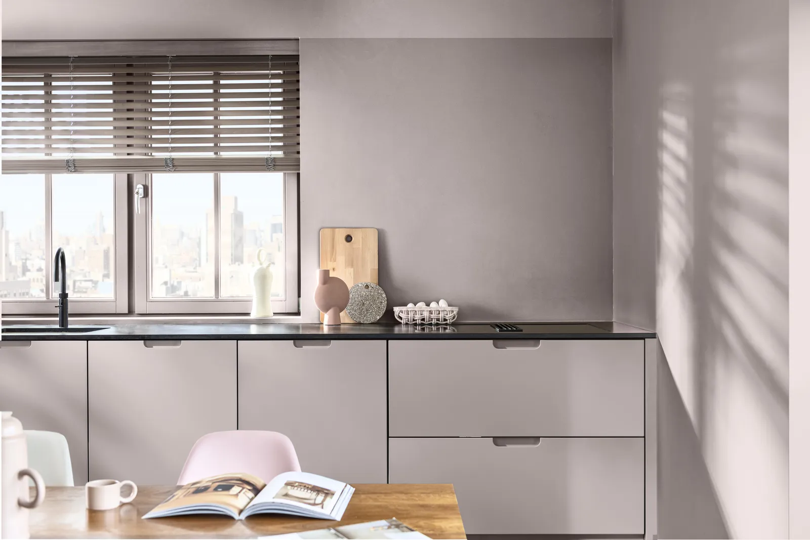 cuisine Dulux couleur année 2024 Tendre Cocon