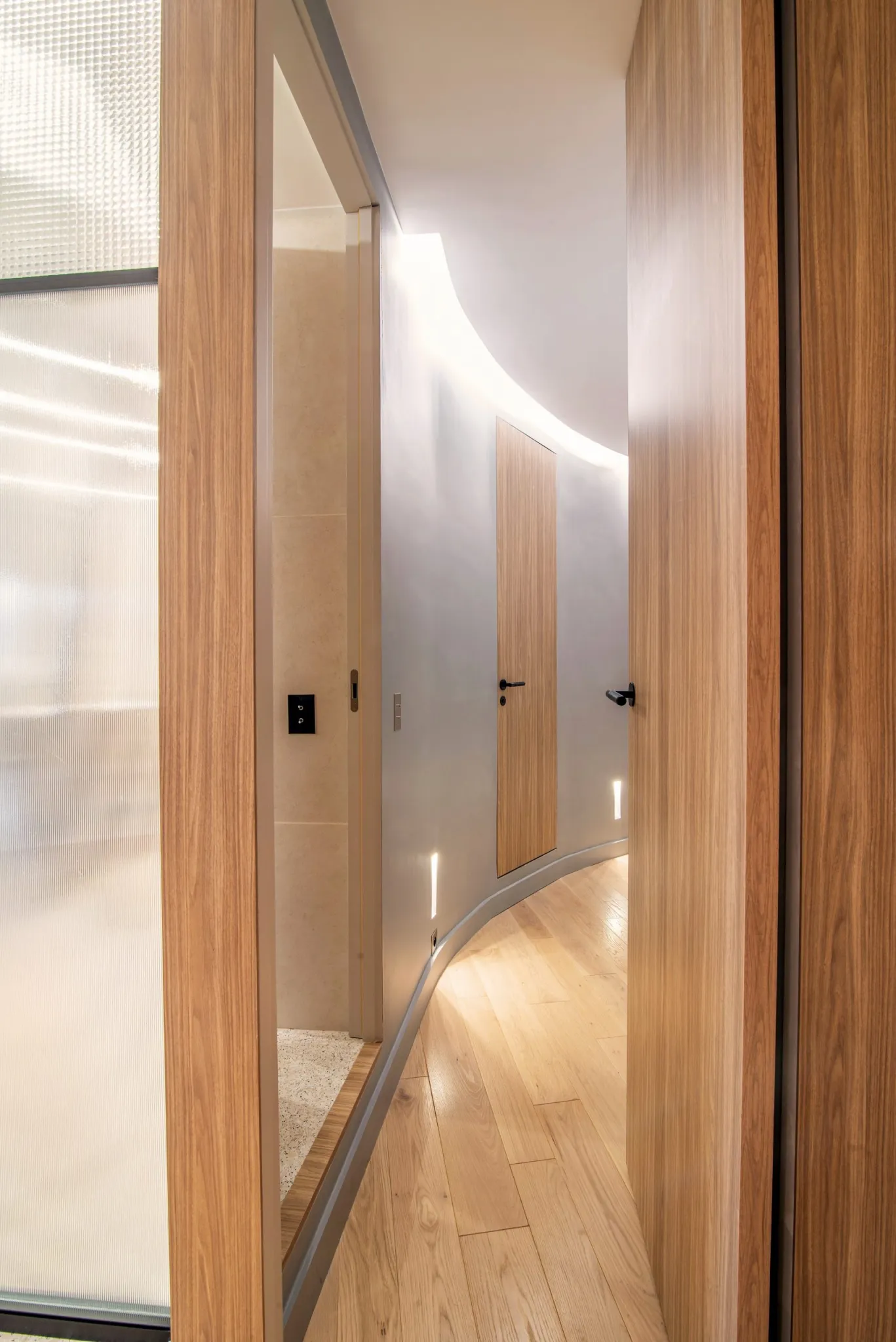 couloir murs courbes couloir murs courbes