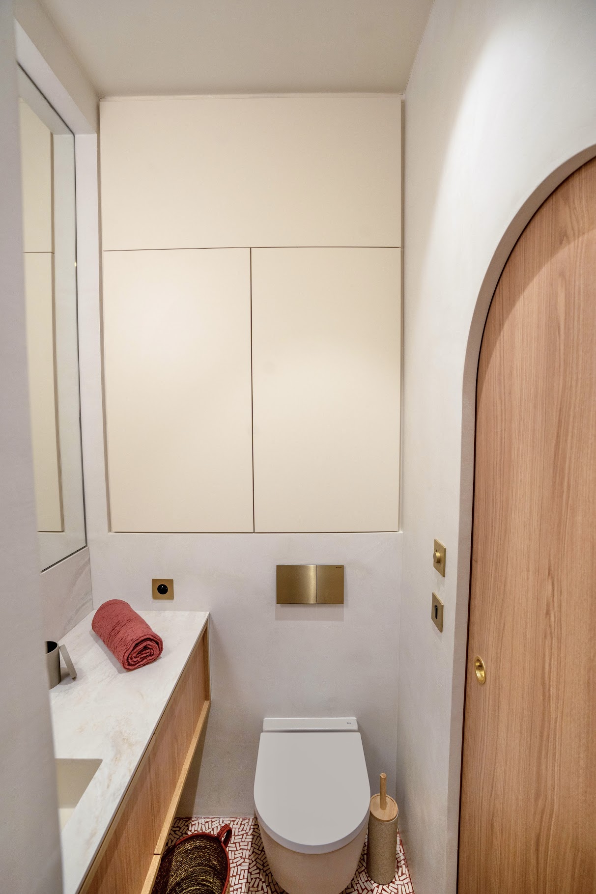 salle de bain studio Paris 17m2