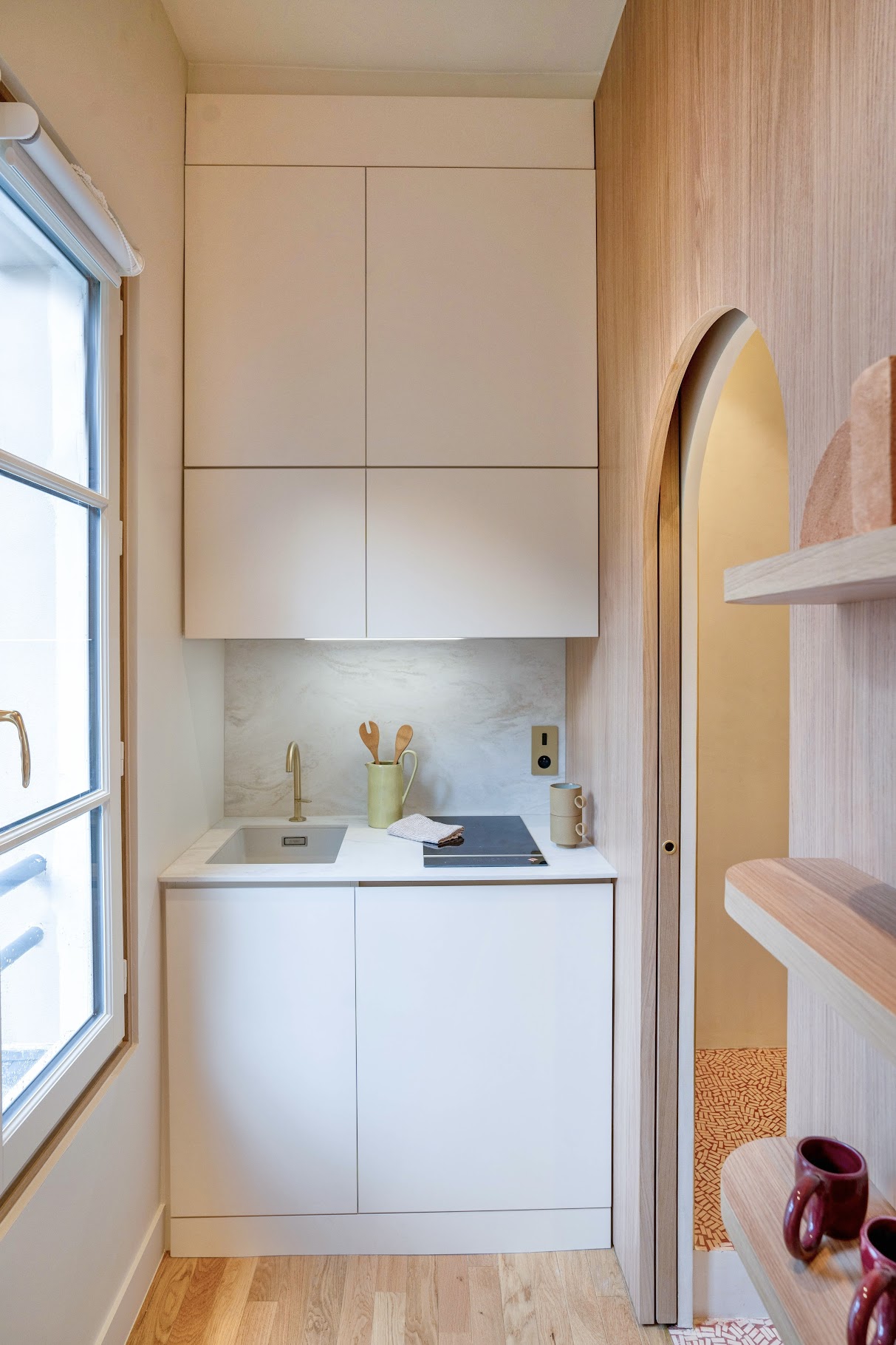 cuisine studio Paris 17m2