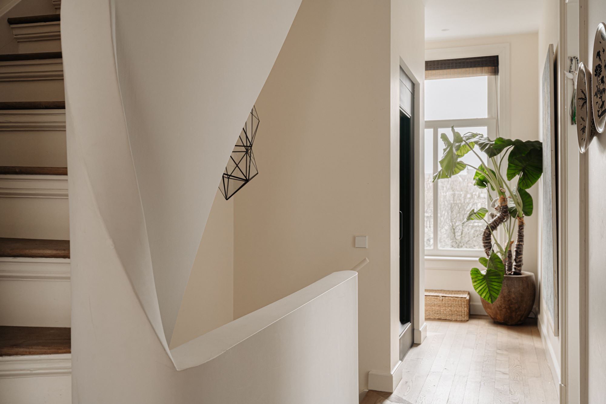 escalier en colimaçon décoration classique chic