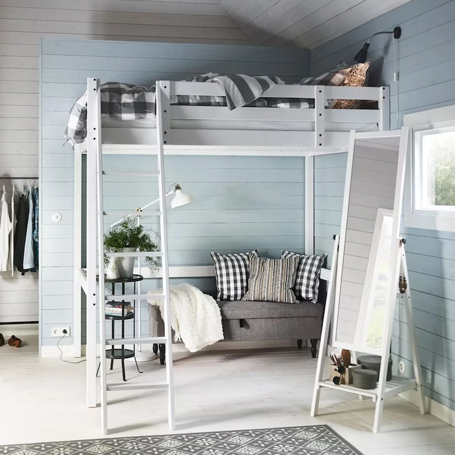 chambre avec mezzanine IKEA