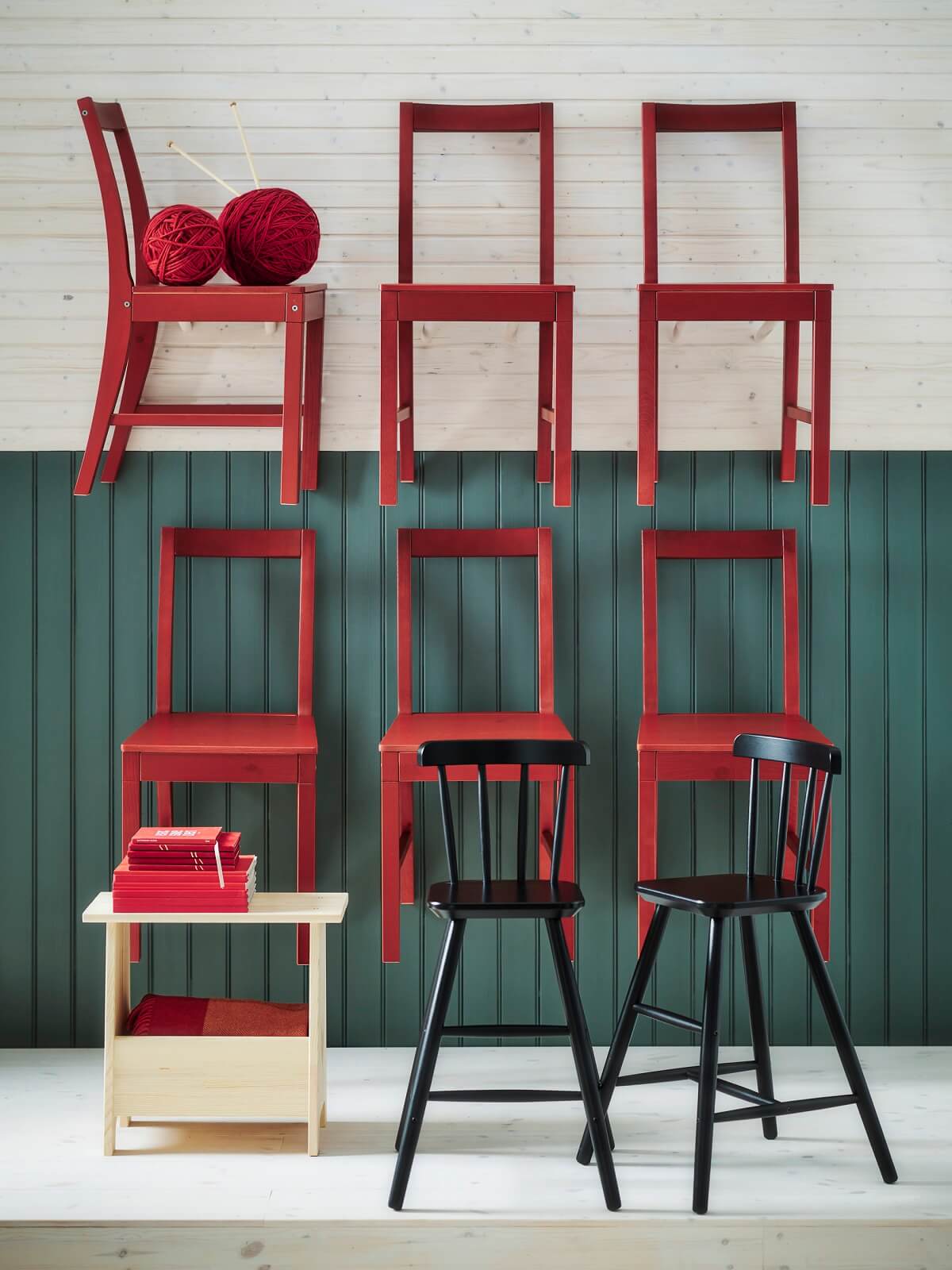 chaise rouge IKEA chaise rouge IKEA