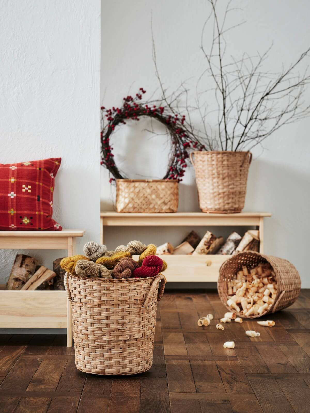 panier en osier panier en osier