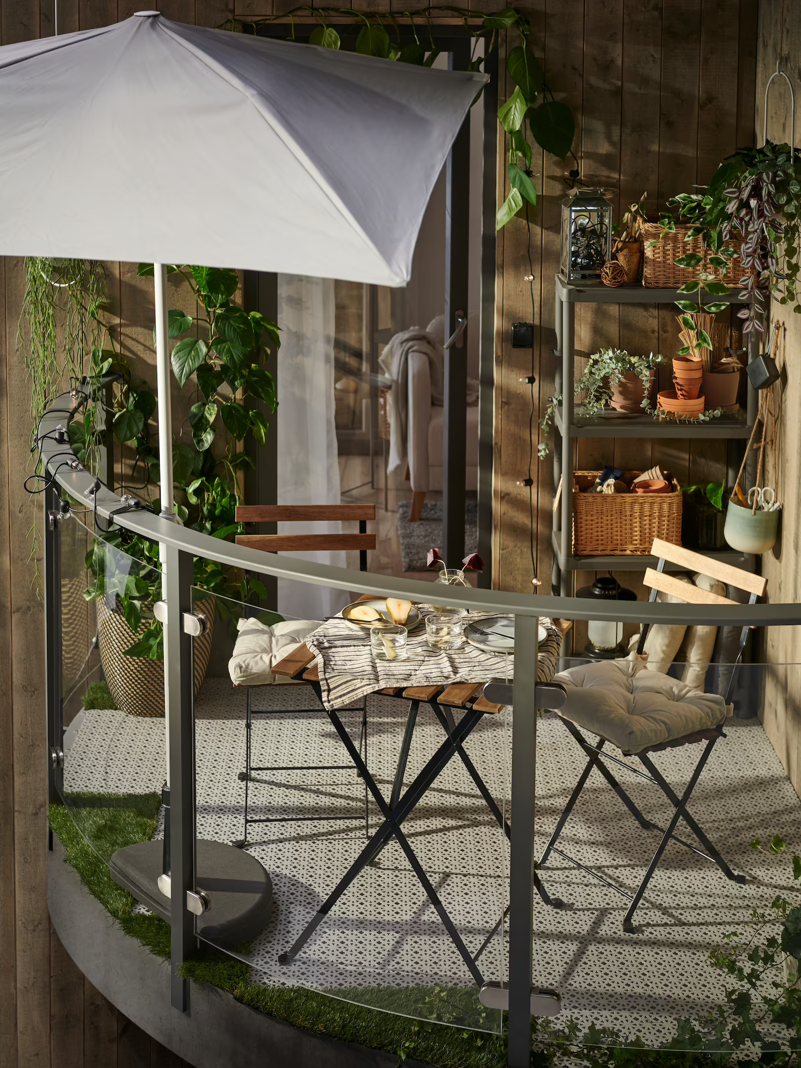 balcon aménagé par IKEA balcon aménagé par IKEA